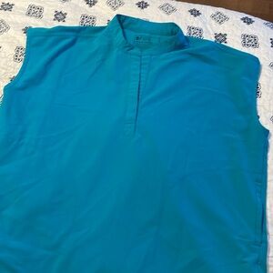 Rafaela Oversized Scrub Top - Large in Teal